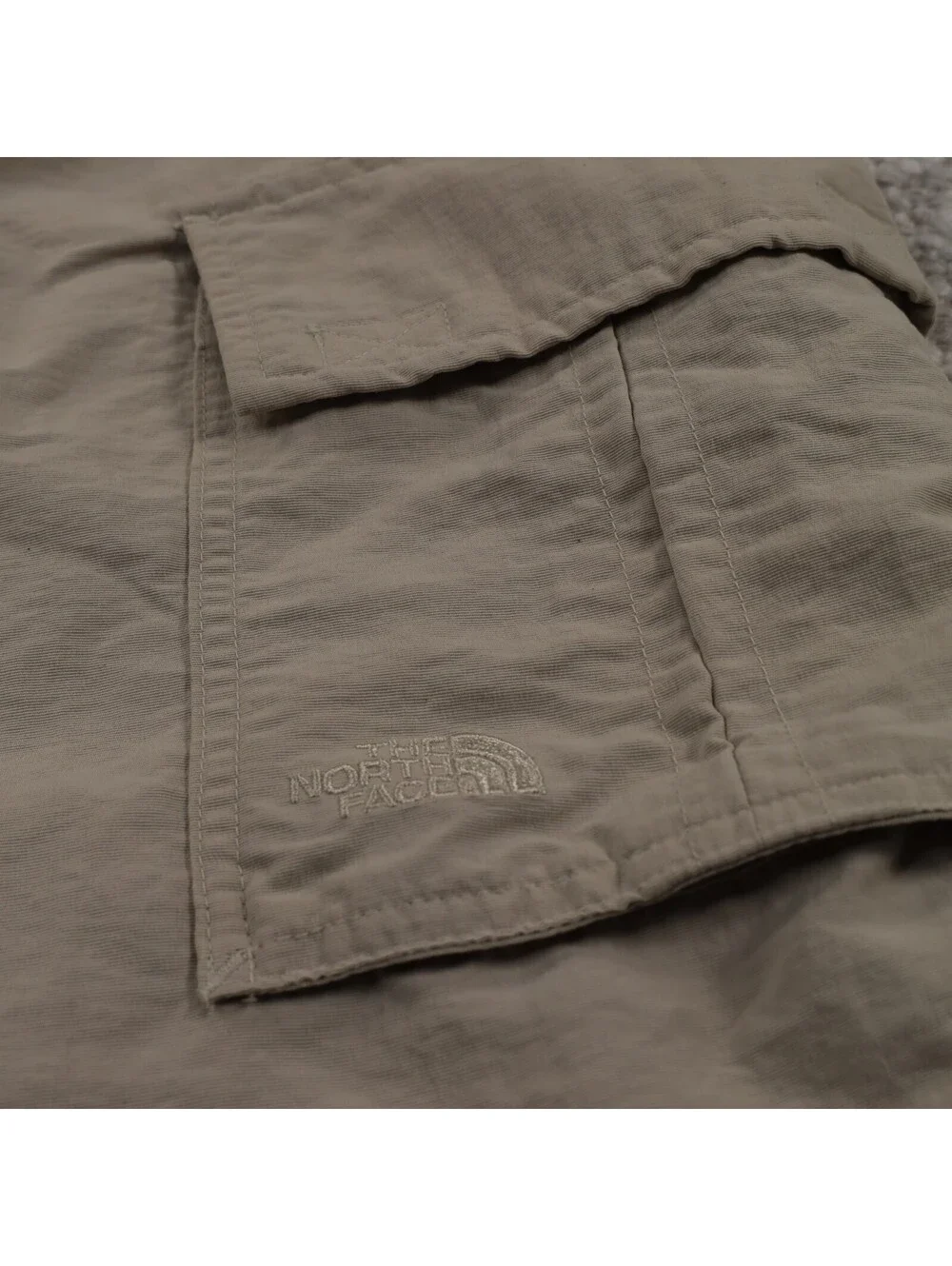 The North Face Horizon Hiking Cargo Shorts Men's XL Tan Khaki Belted 9